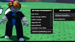 Be Flash for Brainrot Fast Train OP Script Keyless