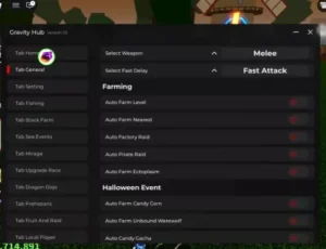 blox fruit gravity script auto farm auto candy NO KEY
