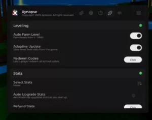 Xynapse Blox Fruits Script (No Keys) – Auto Farm Levels