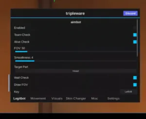 blox strike Tripleware Aimbot, Trigger bot