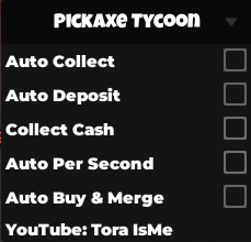Pickaxe Tycoon script keyless