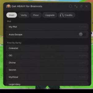 Get Heavy for Brainrots Script Keyless