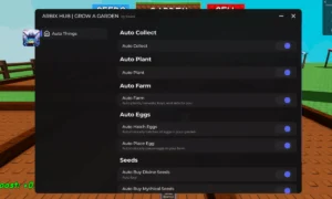ARBIX HUB Script | Auto Collect, Auto Plant, Shops