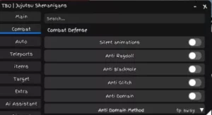 Jujutsu Shenanigans Script keyless