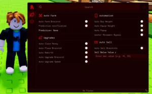 Auto Farm Brainrot and Equip Weighs OP (No Keys)
