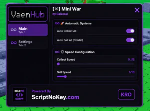 Mini War Auto Collect All Script (No Keys)