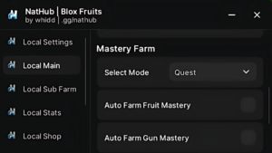 Nathub script Auto Farm Fast Attack