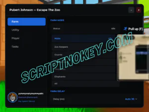 Escape The Zoo Script Pubert – Auto Farm, TP to Exit