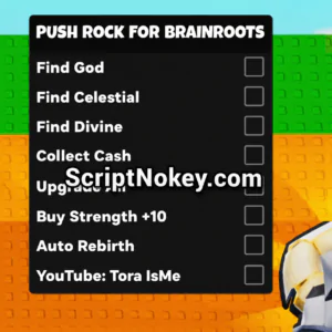 Push Rock for Brainrots Script keyless