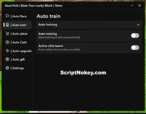 Race Your Lucky Block script OP – Auto train, Auto Race