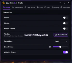 Levi Hub Rivals Aimbot Script Keyless OP