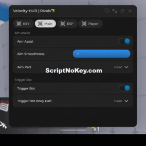 Velocity Hub Rivals Aimbot Script Keyless