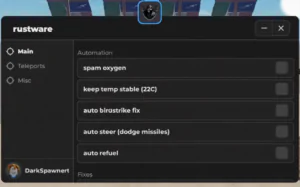 Rusty Rafts Script Rustware [No Key] – Spam Oxygen, Refuel