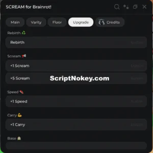 Scream for Brainrot Script Keyless