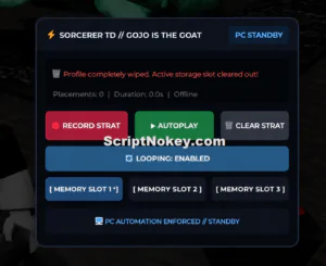 Sorcerer Tower Defense Auto Play Macro (No Keys)