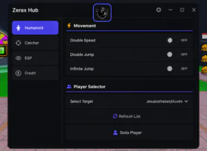 Super Tag Script Zerax Hub – No Key, Target Selection, ESP