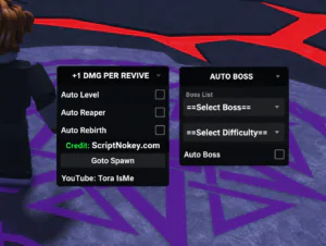 +1 DMG per revive Auto Boss script keyless