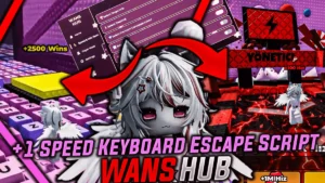 +1 Speed ​​​​Keyboard Escape Script WansHub – Auto Win, Admin Treadmill