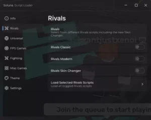 Rivals Skin changer script by soluna