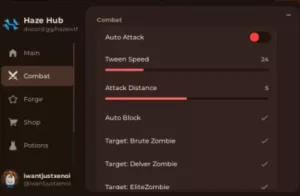 The Forge Script keyless Auto attack tween Speed