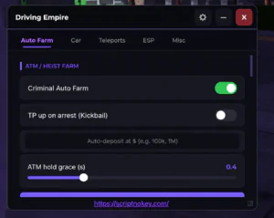 Criminal Auto Farm OP Keyless
