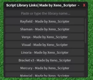 Every Roblox Script Library UI
