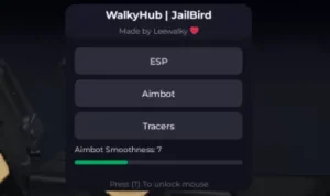 WalkyHub Jailbird script (NO KEY) – ESP, Aimbot & Tracers