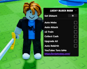 Lucky Block Rush Auto Mobs Script Keyless