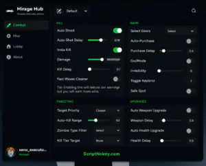 Mirage Hub SZA Auto shoot inst kill script keyless