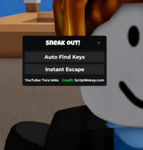 Sneak out script keyless
