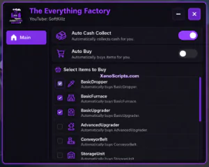 The Everything Factory Auto Collect Script OP
