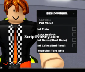 Bike DownHill Infinite Train Script OP (Keyless)