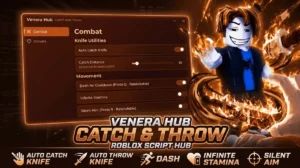Auto Catch and Throw Knife script By Venera Hub
