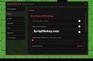SolvexGUI v1.0 Grow a Garden 2 Script – Auto Farm
