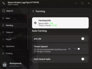 Space Scripts Auto Farm