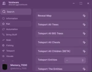 Voidware Hub Script – Bring Fuel, Bring Items