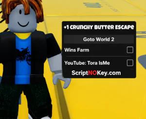 +1 Crunchy Butter Escape Wins Farm Script Keyless