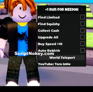 +1 Run for Needoh script keyless