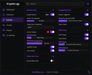 Arsenal Script v2.5 by Krypton Hub – Smooth Aimbot