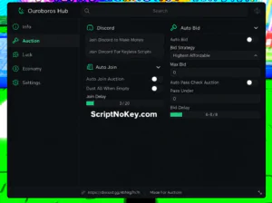 Bid for Anime script keyless – Auto join auction