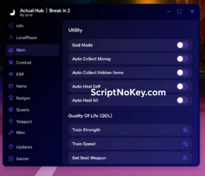 Break in 2 script by Actual Hub (No Keys) – God Mode