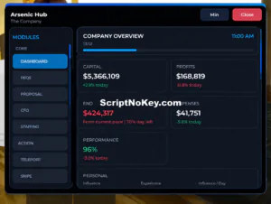 Arsenic The Company Automaiton Script Keyless
