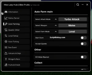 Blox Fruits script by Meo Lazy – Auto Farm main