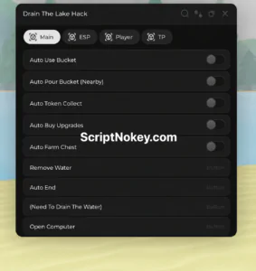 Drain The Lake Hack – Auto use Bucket