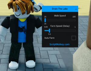 Drain the Lake Auto Farm script OP (No Keys)
