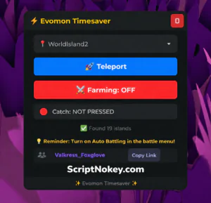 Evomon Timesave Script OP Keyless