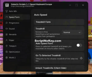 Auto Speed Farm Treadmill OP script keyless