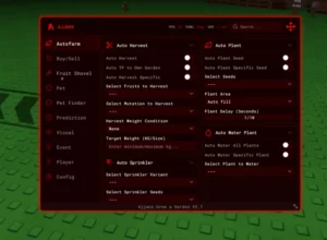 AJJANS HUB GAG2 Script (No Key) – Auto Harvest & Auto Sprinkler
