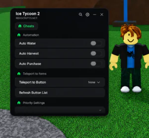 Ice Tycoon 2 Automation script keyless – Auto water
