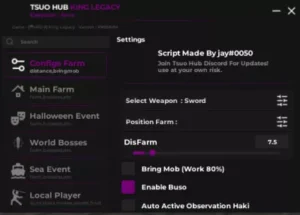 King legacy Script by Tsuo Hub | Keyless